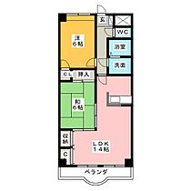 ネオグランデ21  ｜ 愛知県岡崎市上六名３丁目（賃貸マンション2LDK・2階・58.32㎡） その2