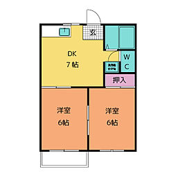 🉐敷金礼金0円！🉐コーポアートＡ棟