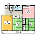 本多マンション駅西1階6.0万円