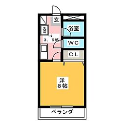 間取図画像 1K