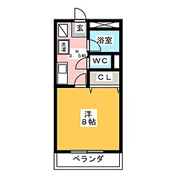 シングルライフSK 1Kの間取図画像
