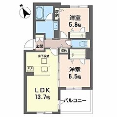 物件の間取り