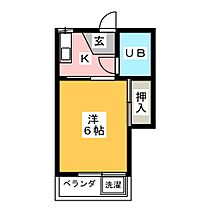 ミユキハイツ  ｜ 愛知県豊橋市西幸町字笠松（賃貸マンション1K・1階・18.20㎡） その2