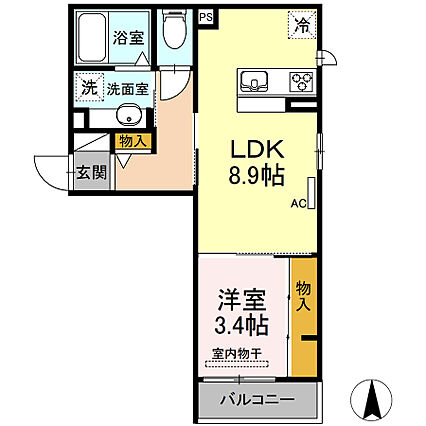 D-roomｋｕｍｅ_間取り_0