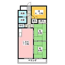 マリン神野  ｜ 愛知県豊橋市神野新田町（賃貸マンション3LDK・2階・65.52㎡） その2