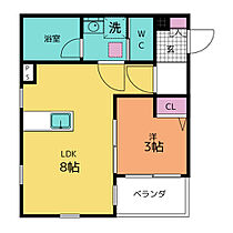 Ｓｉｒｉｕｓ 302 ｜ 愛知県豊橋市花園町34（賃貸アパート1LDK・3階・26.50㎡） その2