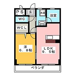 間取図画像 1LDK