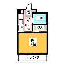 ベレッツァ白山  ｜ 愛知県半田市白山町１丁目（賃貸マンション1K・3階・20.38㎡） その2