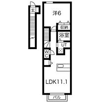 シャン・ド・フルール  ｜ 愛知県半田市亀崎高根町３丁目（賃貸アパート1LDK・2階・44.90㎡） その2