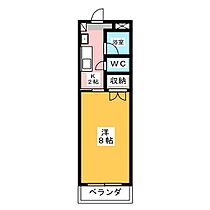 第2ハイツ竹長  ｜ 愛知県半田市星崎町３丁目（賃貸マンション1K・2階・26.10㎡） その2