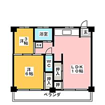 ビレッジハウス谷口1号棟  ｜ 愛知県知多郡武豊町字北中根４丁目（賃貸マンション2LDK・1階・45.36㎡） その2