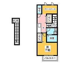 クレール　カモミ  ｜ 愛知県半田市向山町１丁目（賃貸アパート1K・2階・37.64㎡） その2