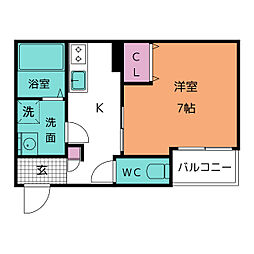 LECOCON半田VI 1Kの間取図画像