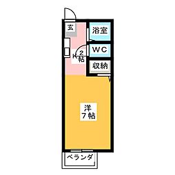 間取図画像 1K