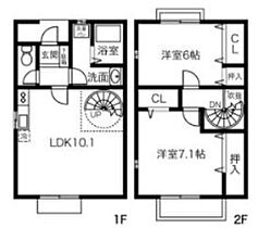 Ｂｌｏｏｍ　ｃｏｕｒｔ　Ａ 103 ｜ 愛知県刈谷市半城土西町１丁目17-5（賃貸テラスハウス2LDK・1階・66.24㎡） その2