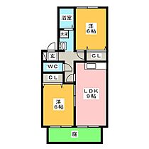 ぷらつとＳ・ＯＫＩＮＯ　Ｃ  ｜ 愛知県刈谷市南沖野町１丁目（賃貸アパート2LDK・1階・50.12㎡） その2