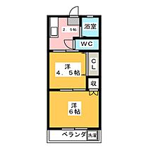 コーポあさい  ｜ 愛知県刈谷市大手町４丁目（賃貸マンション2K・2階・29.16㎡） その2