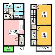 フローラル三橋  ｜ 愛知県刈谷市高須町乾（賃貸アパート2LDK・1階・53.00㎡） その2