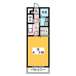 間取図画像 1K