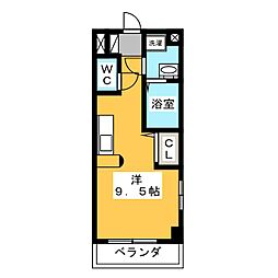 S&Fマンション ワンルームの間取図画像