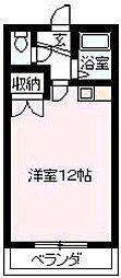 ひまわりハイツ 1Kの間取図画像