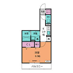 物件の間取り