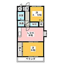 リゾートエリア英豊  ｜ 愛知県春日井市柏原町１丁目（賃貸マンション2LDK・2階・52.70㎡） その2