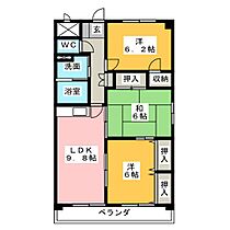 メゾンウイング  ｜ 愛知県春日井市下屋敷町１丁目（賃貸マンション3LDK・3階・65.00㎡） その2