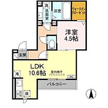 仮）Ｄ－ｒｏｏｍ柏原町一丁目 102 ｜ 愛知県春日井市柏原町１丁目114-1（賃貸アパート1LDK・1階・41.26㎡） その2