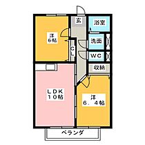 ソフィア八田　Ｂ棟  ｜ 愛知県春日井市八田町２丁目（賃貸アパート2LDK・2階・52.87㎡） その2