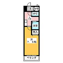 ＮＫドミールI  ｜ 愛知県春日井市勝川町５丁目（賃貸マンション1K・2階・24.08㎡） その2