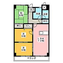 グレイス  ｜ 愛知県春日井市新開町字新開（賃貸マンション3LDK・4階・67.00㎡） その2