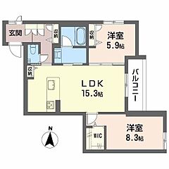 物件の間取り