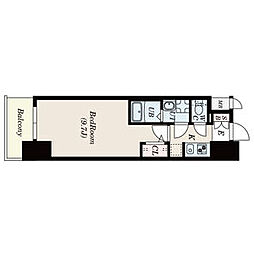 S-RESIDENCE勝川駅前 1Kの間取図画像