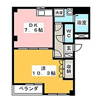 オレンジハウス  ｜ 愛知県あま市七宝町秋竹杁先（賃貸マンション1DK・2階・43.52㎡） その2