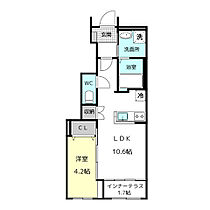 リバーサイド・ヴィラ  ｜ 愛知県津島市唐臼町大島7（賃貸アパート1LDK・1階・42.15㎡） その2