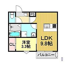 ＬＥＣＯＣＯＮ津島II  ｜ 愛知県津島市西柳原町１丁目86-7（賃貸アパート1LDK・1階・32.76㎡） その2