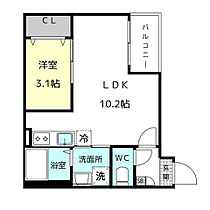 GRANDBLUE imaichibaI 303 ｜ 愛知県津島市今市場町２丁目65番（賃貸アパート1LDK・3階・31.56㎡） その2