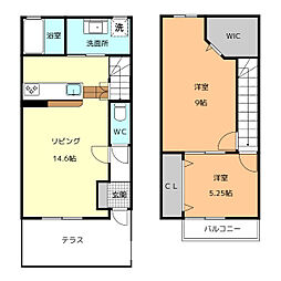 Ｐ＆Ａテラスハウス　Ｂ