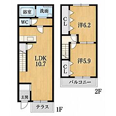 物件の間取り
