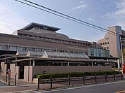 病院「津島市民病院まで320m」