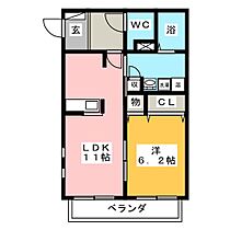 アトランティス四ツ谷  ｜ 愛知県豊川市四ツ谷町１丁目（賃貸マンション1LDK・2階・43.74㎡） その2