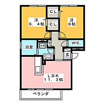 エトワール  ｜ 愛知県豊川市中野川町１丁目（賃貸アパート2LDK・3階・56.72㎡） その2