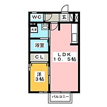 モナリエ野路  ｜ 愛知県豊川市八幡町弥五郎（賃貸アパート1LDK・2階・33.39㎡） その2