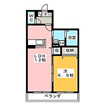 リオーネ21  ｜ 愛知県豊川市川花町２丁目（賃貸マンション1LDK・2階・43.52㎡） その2