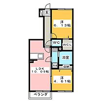 オアシス東豊　Ｃ  ｜ 愛知県豊川市東豊町４丁目（賃貸アパート2LDK・1階・48.73㎡） その2