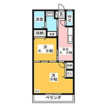 トーヨーコート　アゼリア  ｜ 愛知県蒲郡市平田町南（賃貸マンション2K・2階・40.50㎡） その2