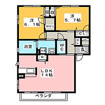 ハピネスII  ｜ 愛知県豊川市大木新町通２丁目（賃貸アパート2LDK・2階・62.00㎡） その2