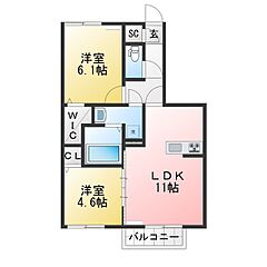 物件の間取り
