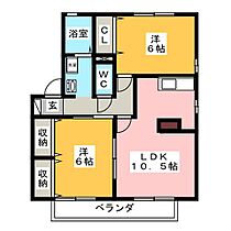 ハイランド渋谷  ｜ 愛知県豊田市渋谷町１丁目（賃貸アパート2LDK・2階・55.86㎡） その2